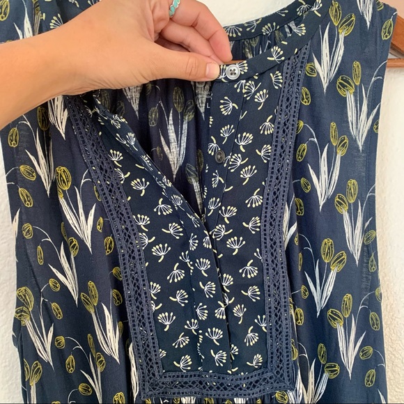 LOFT Sleeveless Button Blouse - Picture 5 of 15